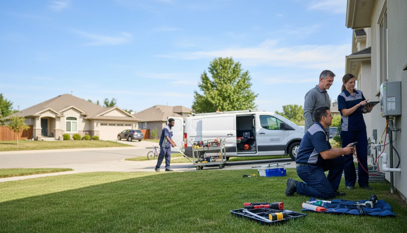 Tankless water heater service in Rochester, TX